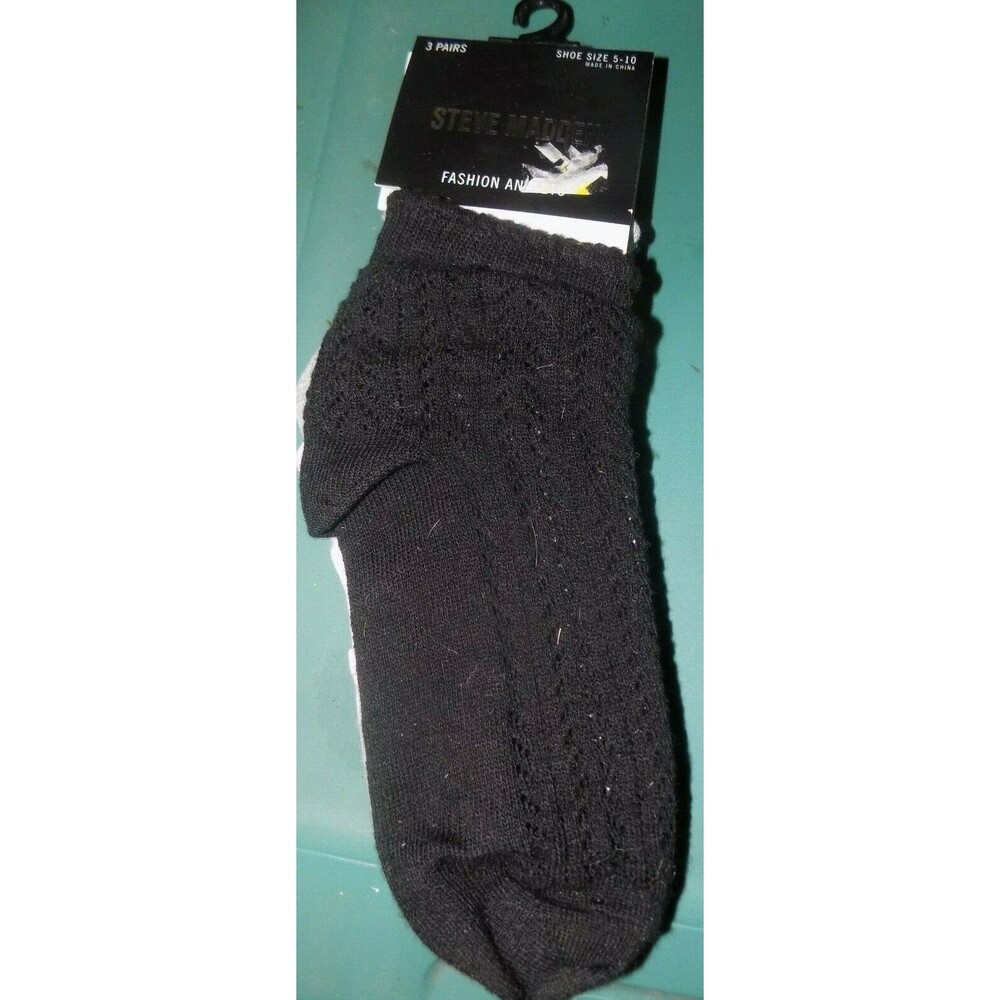 New Steve Madden women's fashion anklets socks size 5-10